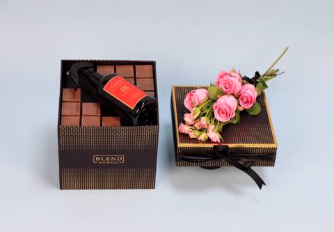 Sweet Roses with Perfume & Choco 9