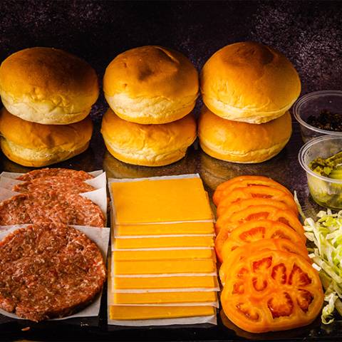 Burger Box for 12 Persons