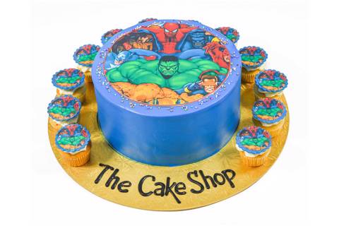 Heroes Cake & Cupcakes