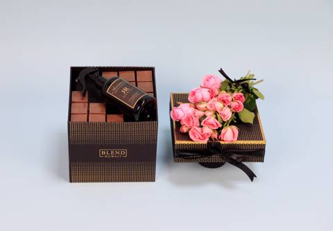 Sweet Roses with Perfume & Choco 13