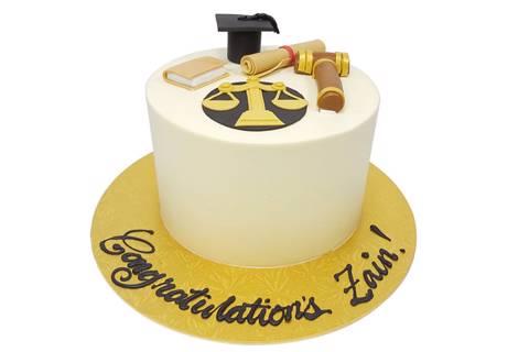 Lawyer Graduation Cake