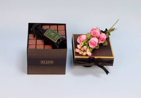 Sweet Roses with Perfume & Choco 12