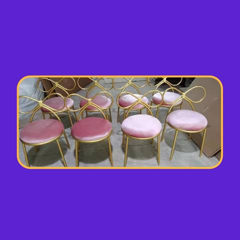 Pink & Gold Chairs