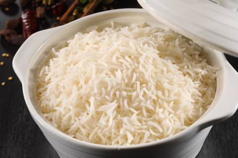 أرز على البخار