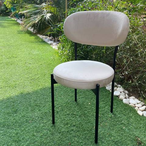 Black/Beige Chair for Adults