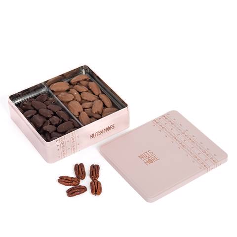 Pecan Chocolate Medium Metal Box
