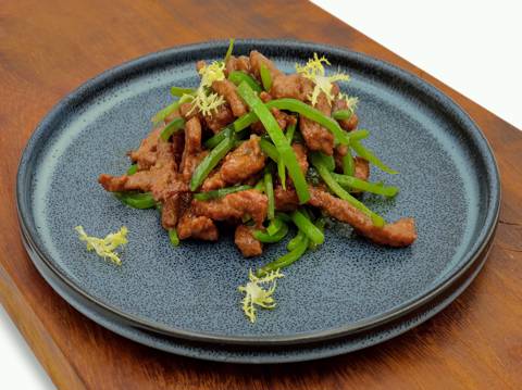 Shredded Beef with Green Pepper