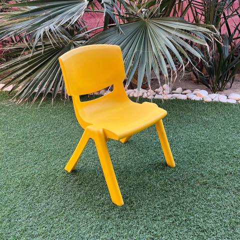 Kids Chair - Yellow Thin