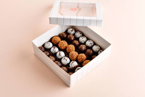 Assorted Chocolate Balls Box - Large