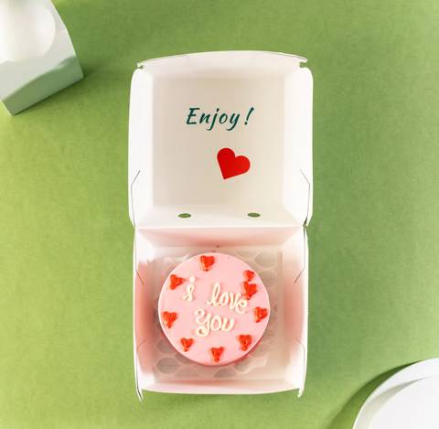 Baby Heart Cake