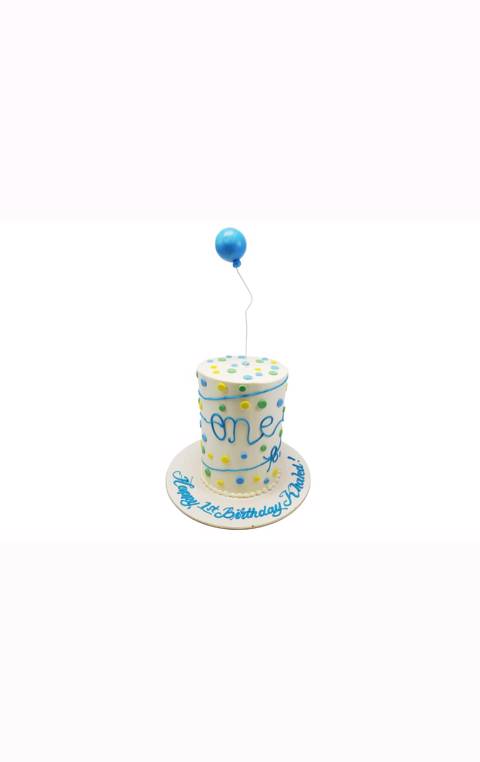 Mini Baby One Balloon Cake
