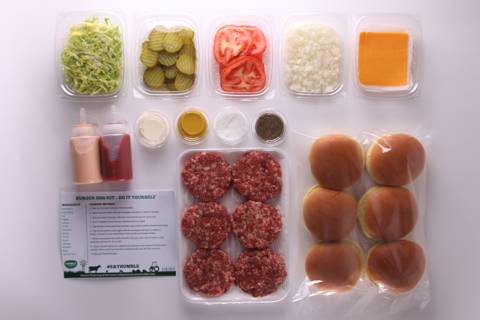 BBQ Burger Box for 6 Persons
