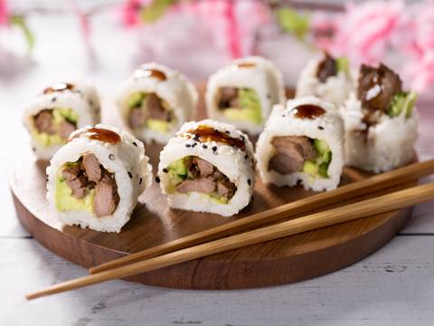 Beef Teriyaki Sushi