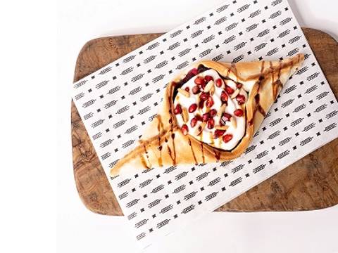 Beetroot with Labneh Pide