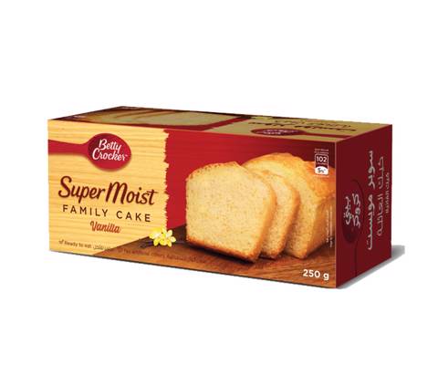 Buy 1 Get 1 Free Betty Crocker Vanilla Cake 250gm