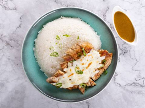 Cheese Grilled Chicken Katsu Curry