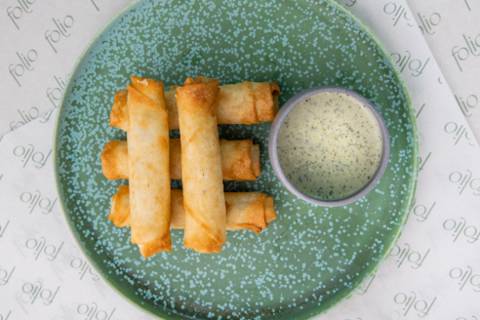 Cheese & Herb Spring Rolls