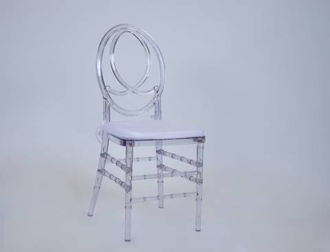 Transparent Round Back Chiavari Chairs