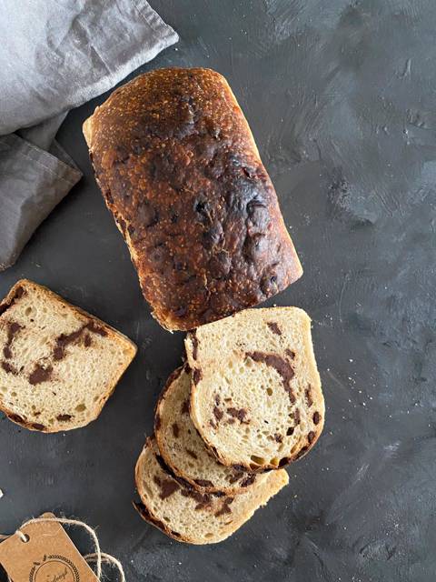 Chocolate Chip Sourdough Loaf