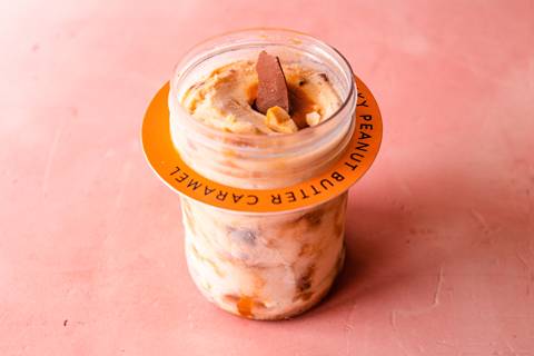 Chunky Peanut Butter Caramel Ice Cream