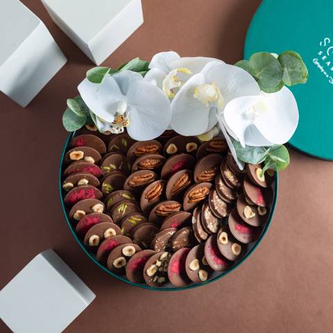Orchid Chocolate Box