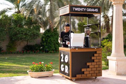 Cold Coffee Station for 50 Persons 