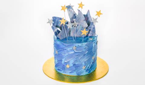 Cosmic Stars Cake