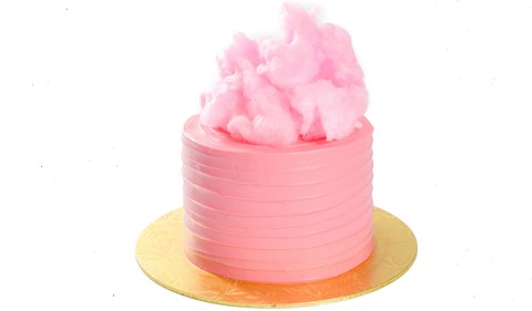 Baby Pink Cotton Candy Cake