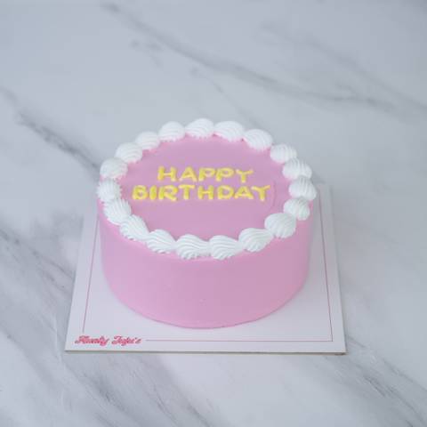 Creamy Pink I Cake