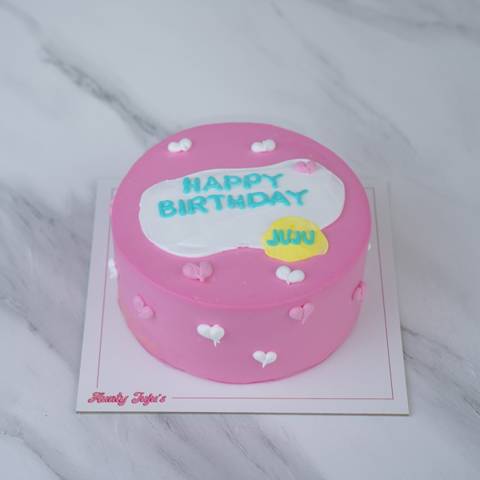 Creamy Pink II Cake