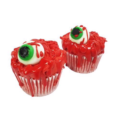 Creepy Eyes Cupcakes