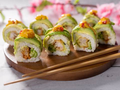Dragon Shrimp Sushi