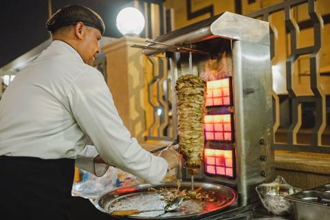 Chicken Shawarma Station for 15 Persons