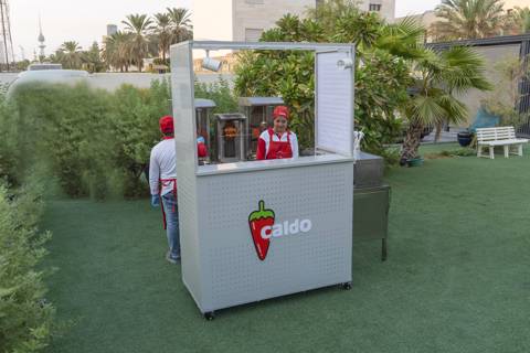 Chicken Shawarma Station for 20 Persons