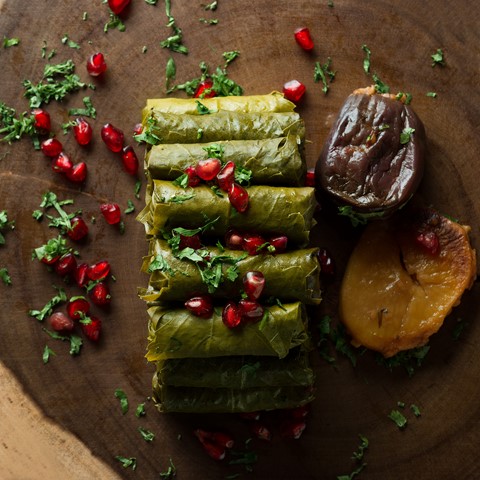 Grape Leaves with Olive Oil