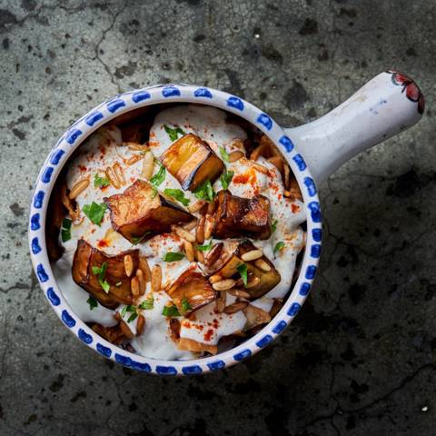 Fatteh with Eggplant