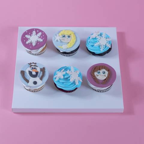 Frozen Party Cupcakes