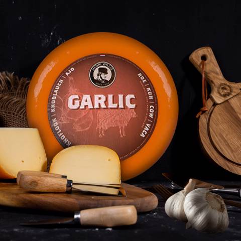 Dutch Gouda Cheese with Garlic
