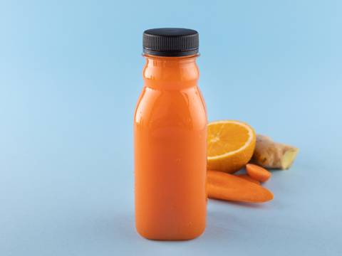 Glowing In Orange Juice