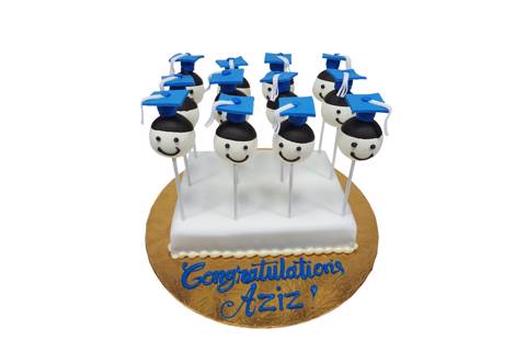 Graduation Boy Cake Pops