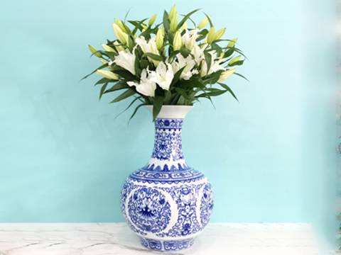 Blue Grand Vase