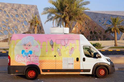 Waffle & Ice Cream Truck for 50 Persons