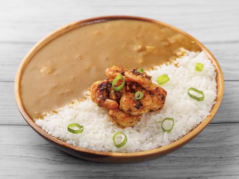 Grilled Shrimp Katsu Curry