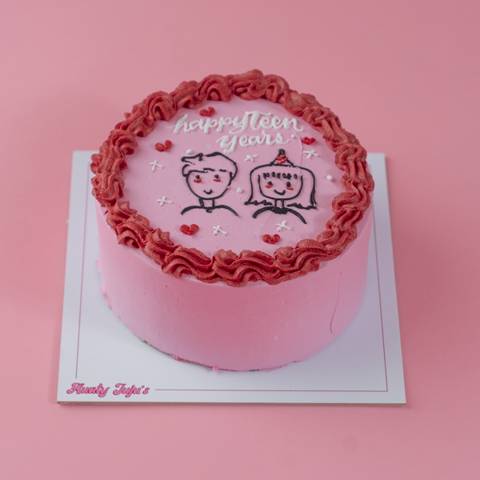 Happy Pink Cake