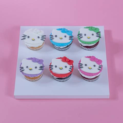 Hello Kitty Party Cupcakes