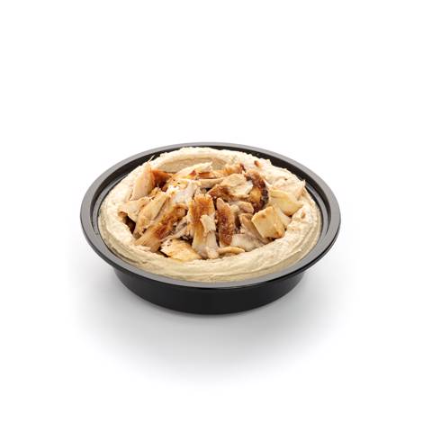 Hummus with Chicken Shawarma