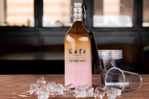 Iced Rose Latte Bottle