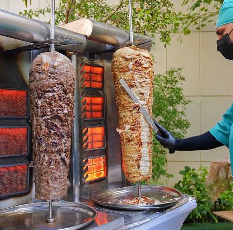 Shawarma Station for 40 Persons