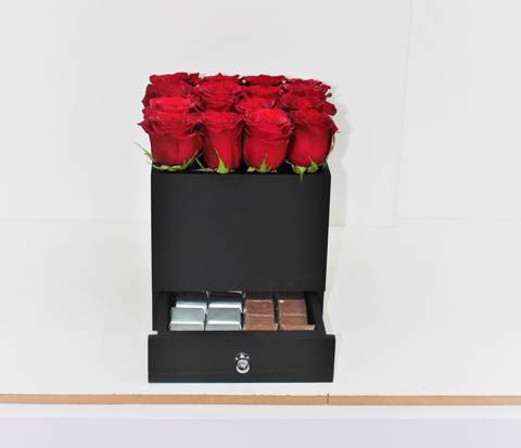Roses Wooden Box