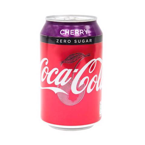 Coke Zero Cherry 330ml - Oncost | Bilbayt.com